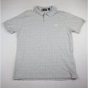 CHAPS - MEN'S GRAY SHORT SLEEVE POLO SHIRT - SIZE XL